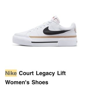 nike court legacy lift women’s shoes